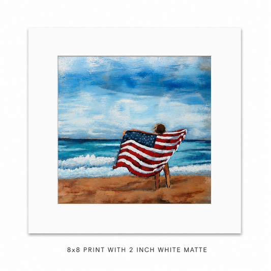 “Freedom” 8x8 matte print