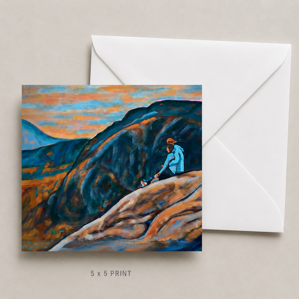 The Great Escape 5x5 borderless print with envelope