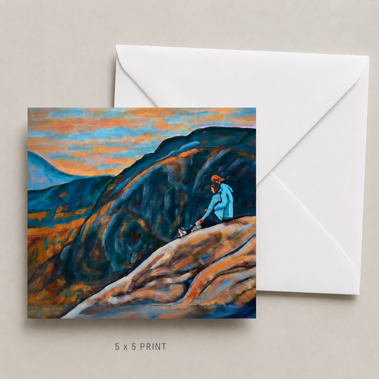 The Great Escape 5x5 borderless print with envelope